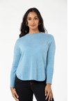 ASPEN CASHMERE SWEATER - scandi blu